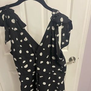 Abercrombie polka dot wrap dress